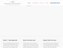 Tablet Screenshot of maritimecapitalgroup.com
